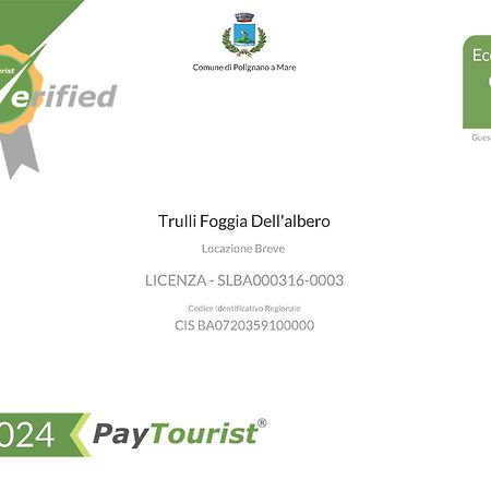 Villa Trulli Foggia Dell'Albero à Polignano a Mare Extérieur photo